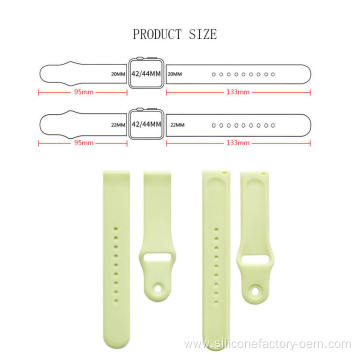 Factory Custom Soft Silicone Replacement Rubber Strap